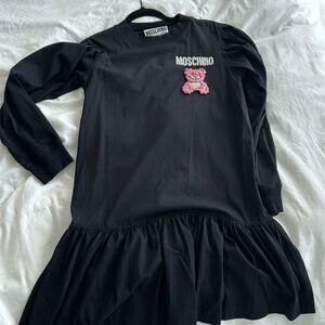 Moschino couture long sleeve dress